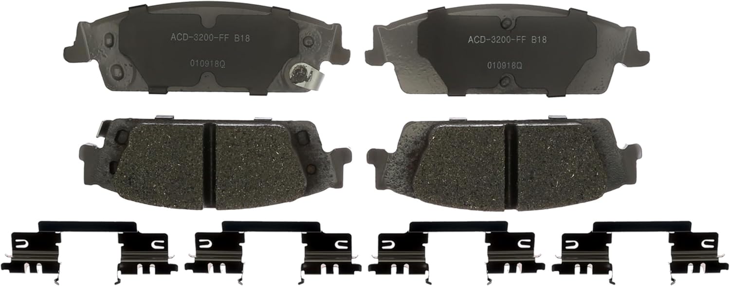 ACDelco Silver Ceramic Rear Brake Pad Set (Rear)