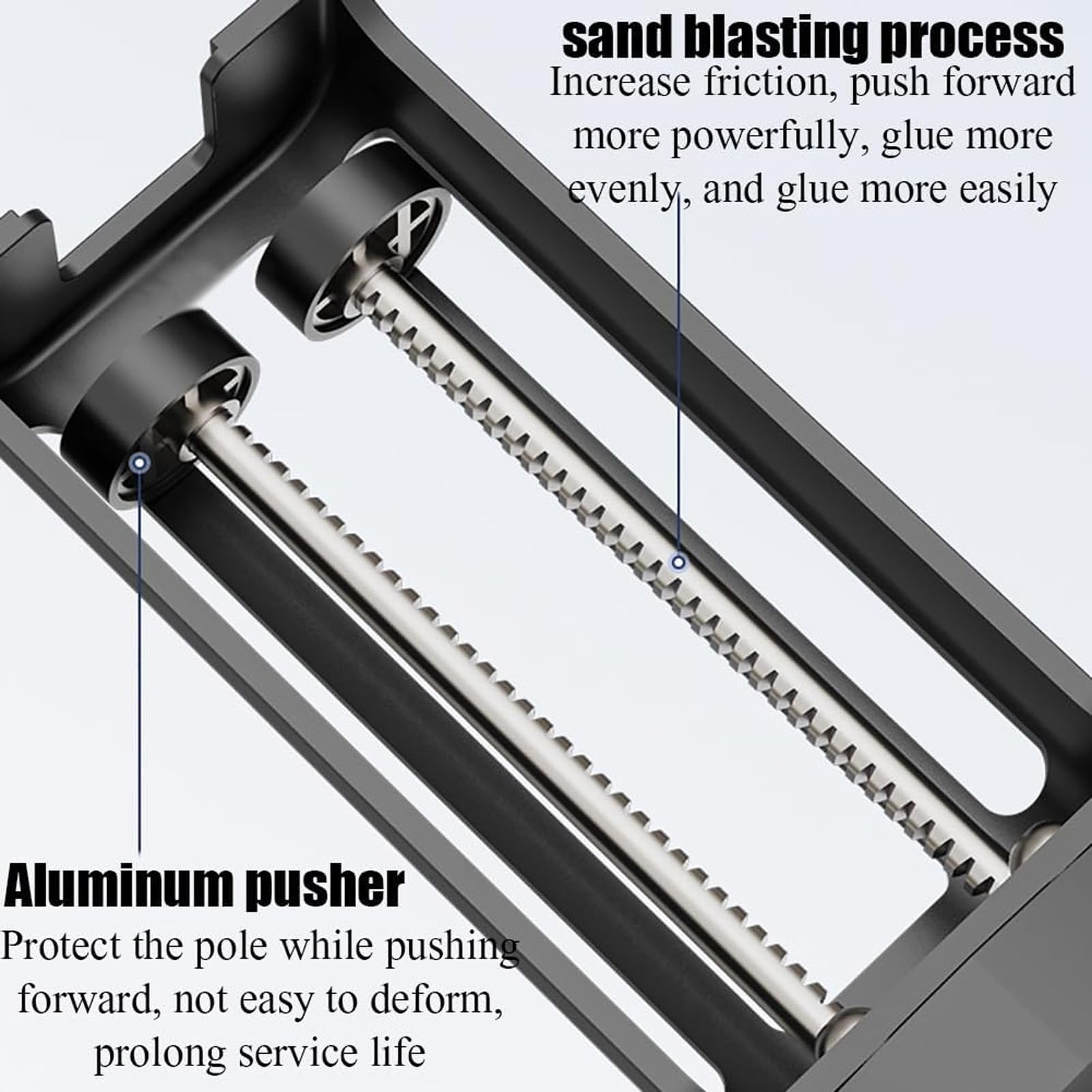 Generic Elektryczny Pistolet do Uszczelniania Uszczelniaczy Ergonomiczny, 6-biegowy z możliwością Regulacji do Projektów Typu „zrób to sam” Siła Ciągu 800 N z Akcesoriami