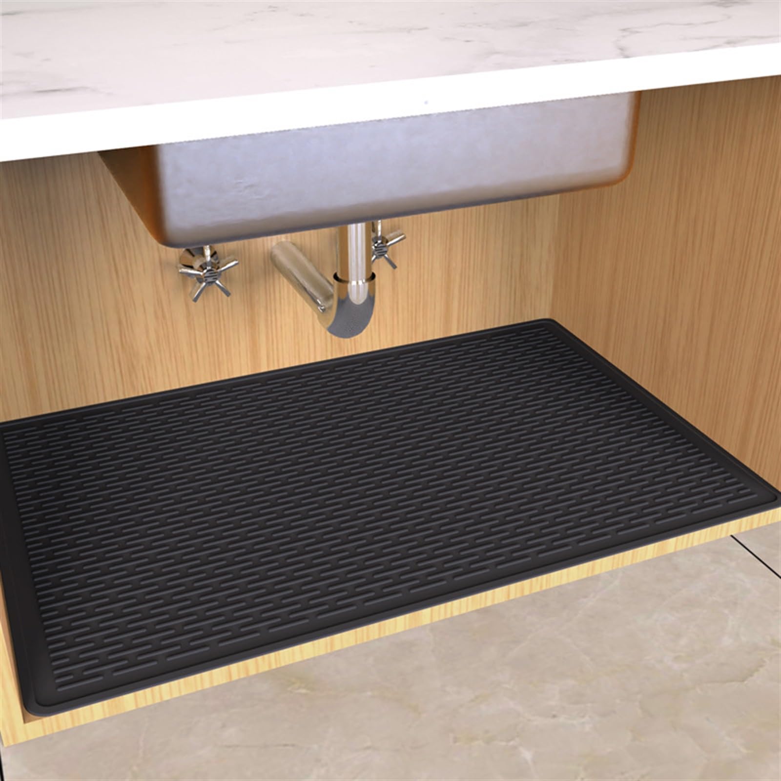 Alfombrilla silicona fregadero armarios para evitar humedades y goteos molestos