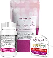 Vista 2 de NutraBlast Supositorios vaginales de ácido bórico de 600 mg (30 unidades) con aplicadores de supositorios vaginales desechables (paquete de 15)
