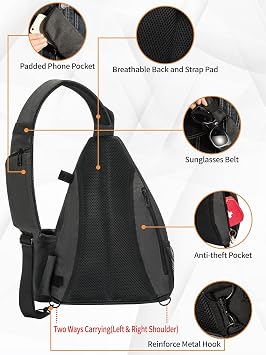 MOYAQI Disc Golf Bag with 10-12 Disc Capacity, Disc Golf Backpack with Retriever Holder and Storage Pockets, Padded Adjustable Strap and Back Panel, Lightweight and Durable(Grey)