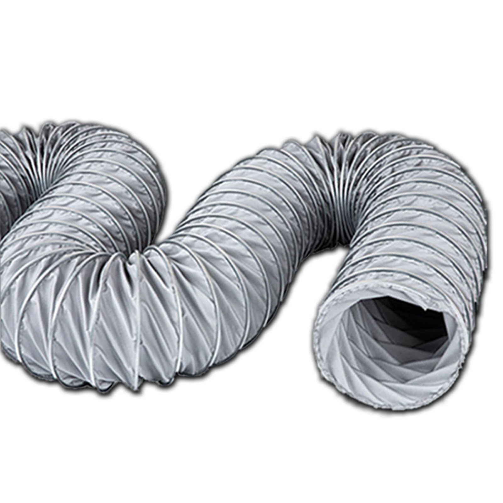 tubo ventilacion Manguera Flexible Para Conducto De Ventilación De Aire Acondicionado Central, Longitud 2,5-10 M, Tubo De Manguera De Escape De Secadora Plegable Largo(L 5m/16.4ft,350mm/13.8in)