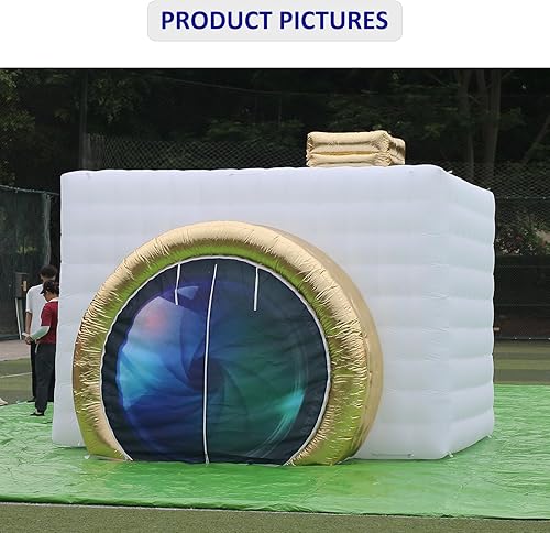 Vista 12 de SAYOK Tienda inflable del partido del club nocturno inflable de la cámara inflable blanca del recinto de la foto del recinto inflable del cubo