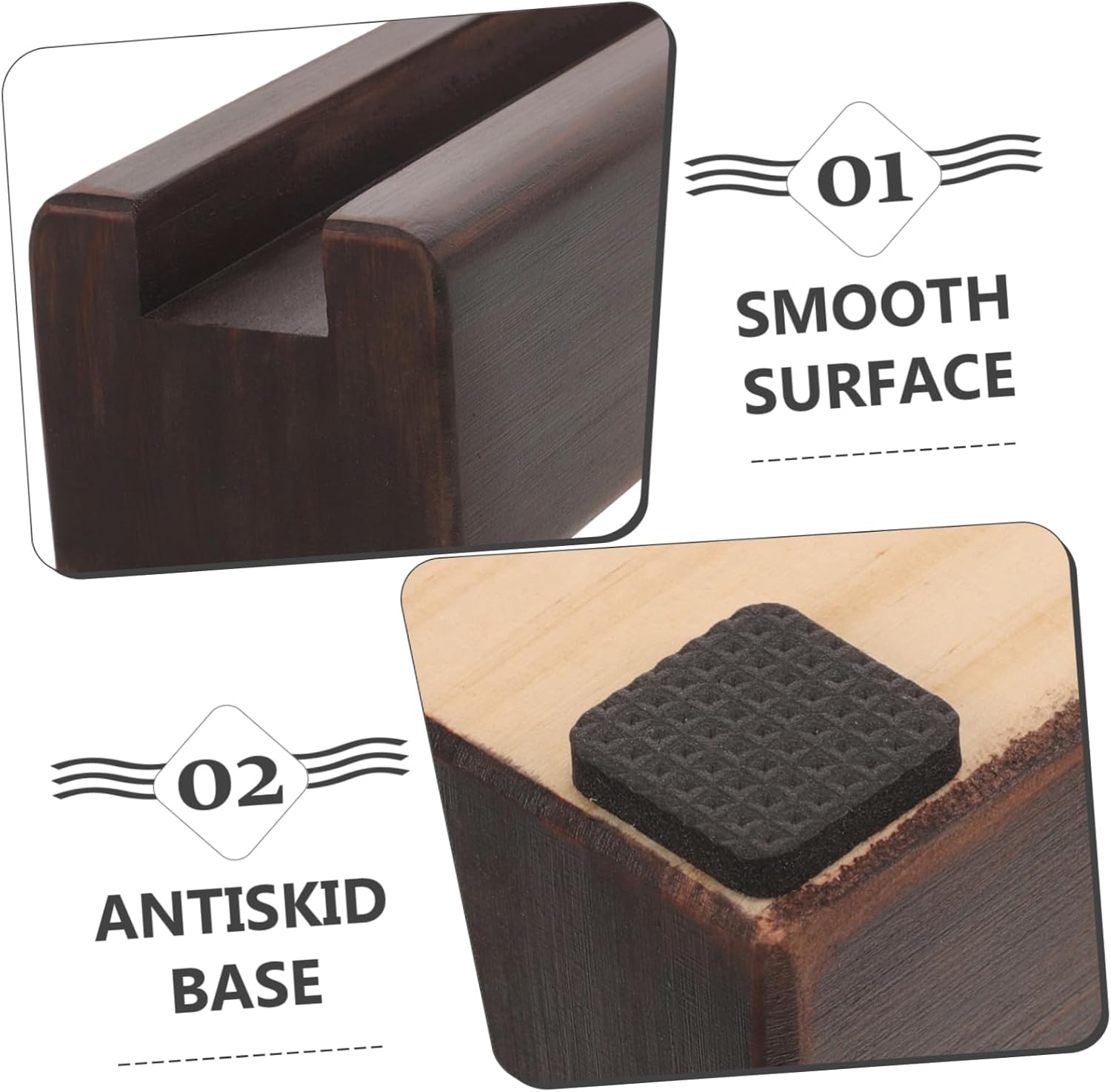 Full Mirror Holder Stand Sturdy Display Rack for Artwork and Mirrors Minimalist Design with Anti-skid Base