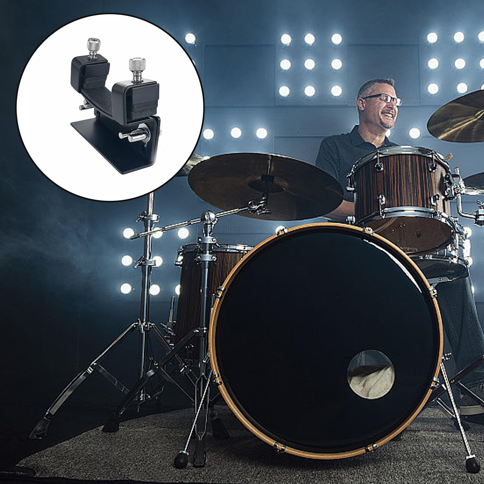 Élévateur de grosse caisse en fer robuste pour des qualités sonores améliorées et un jeu confortable dans les configurations Élévateur de basse en métal