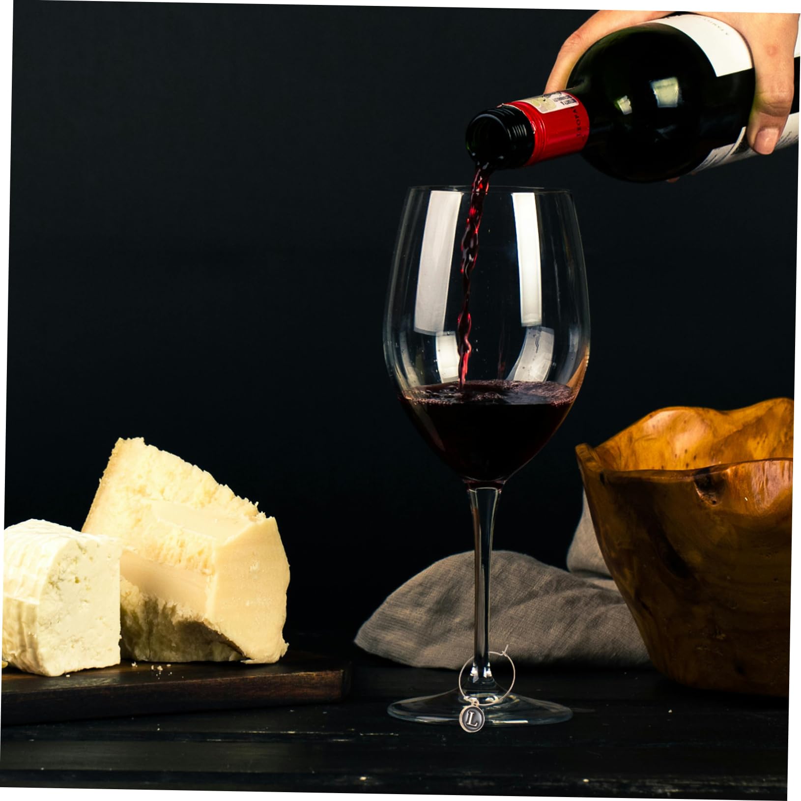IMIKEYA Fascino Del Bicchiere Di Vino Bicchiere Vino Bicchieri Da Vino Personalizzati Marcatori Di Bevande Sostituibili Etichetta Per Bicchiere Di Vino