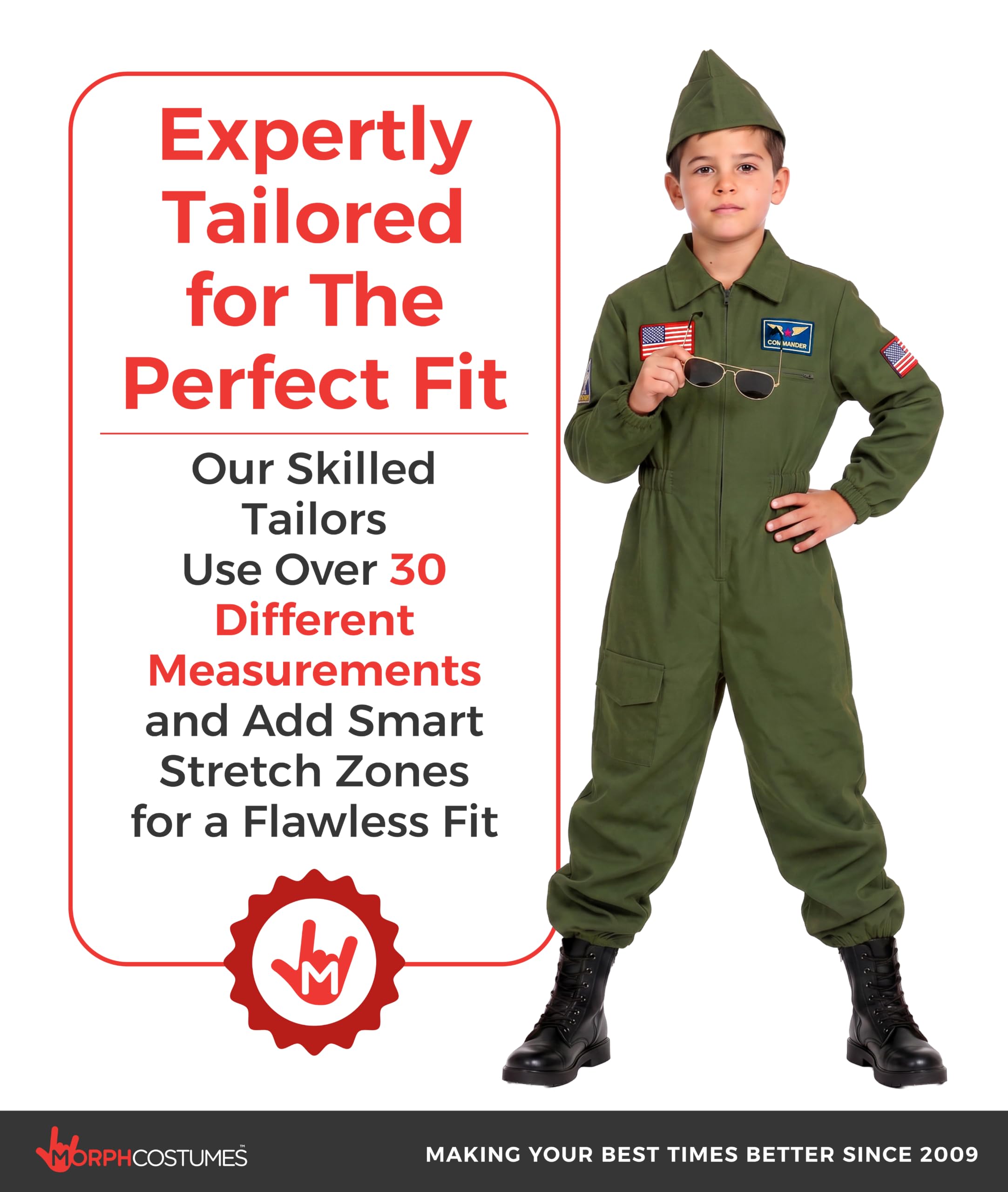 Fun Shack Costume Pilota Bambino, Costume Aviatore Halloween Bambino