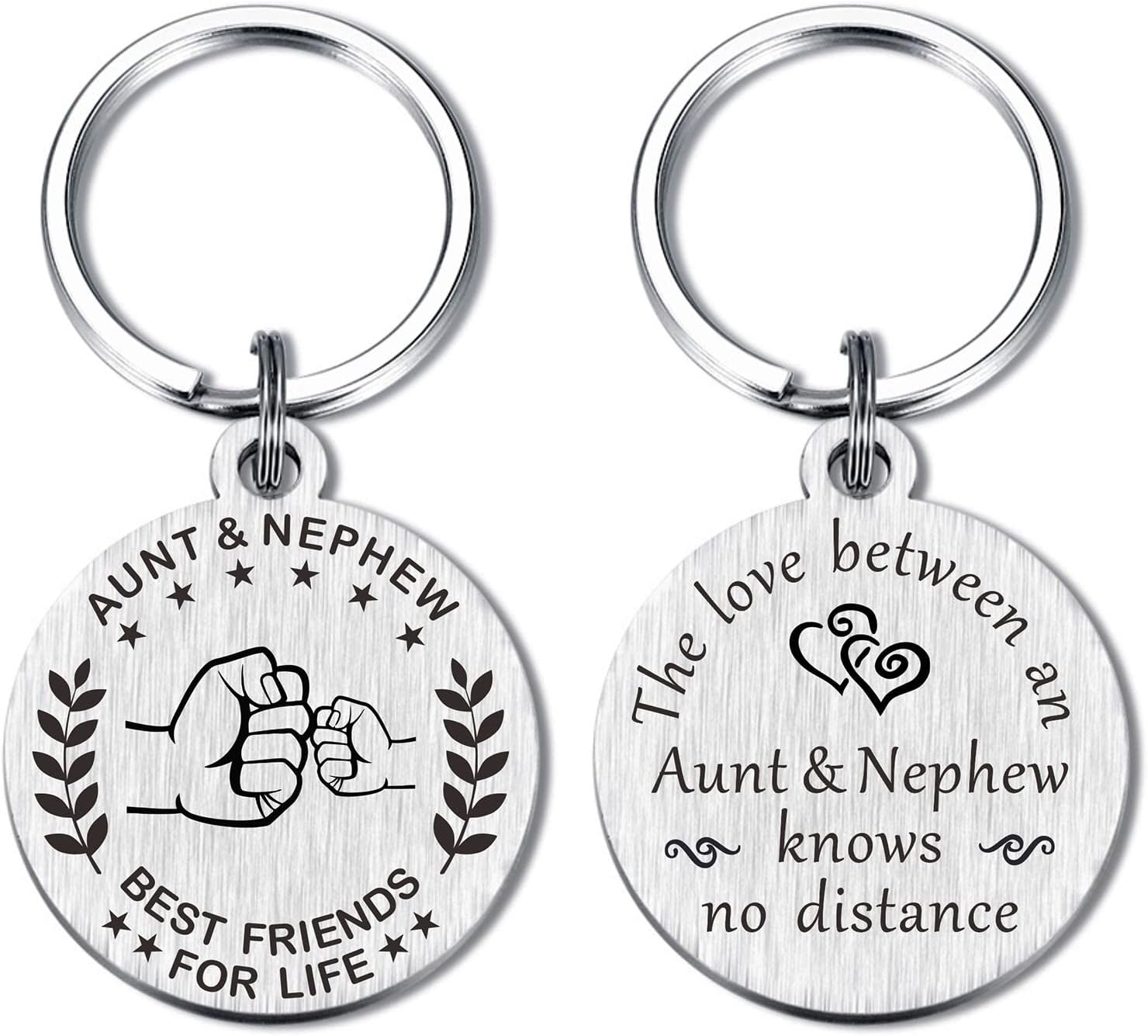 Auntie Gifts - Best Friend Of Life, Aunt and Nephew & Aunt and Niece Keychain