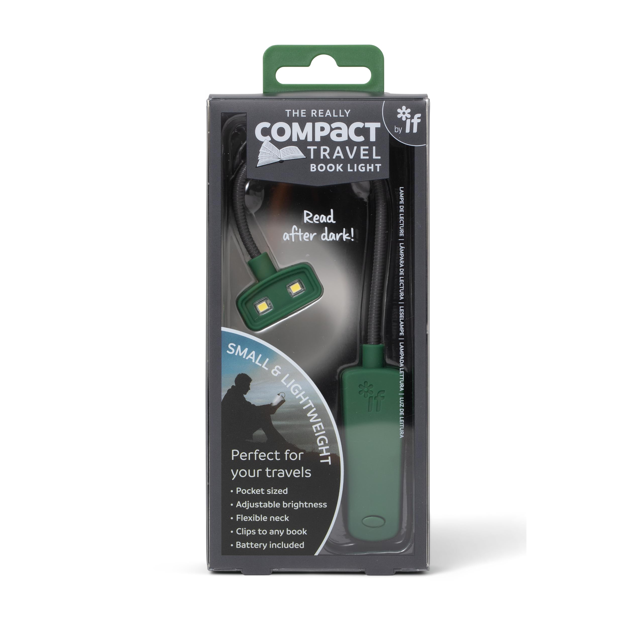 IF The Really Compact Travel Book Light - Forest Green