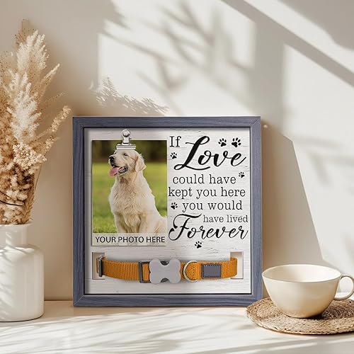 Vista 24 de Pawfect House Regalos conmemorativos para perros por pérdida de perro, marco de fotos conmemorativo para mascotas, marco de fotos de perros, regalos
