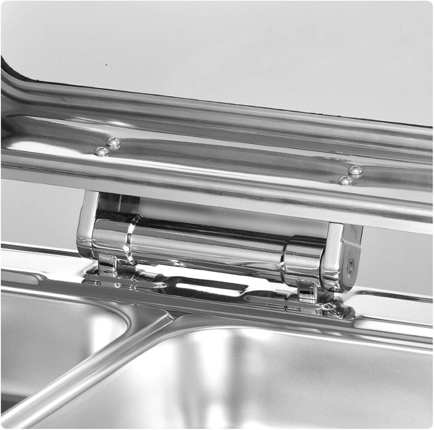 Chafing Dish Buffet Set Stainless Steel Rectangular Buffet Stove Food Warmer Used for Indoor Outdoor Parties 9L 9L A (9l D)