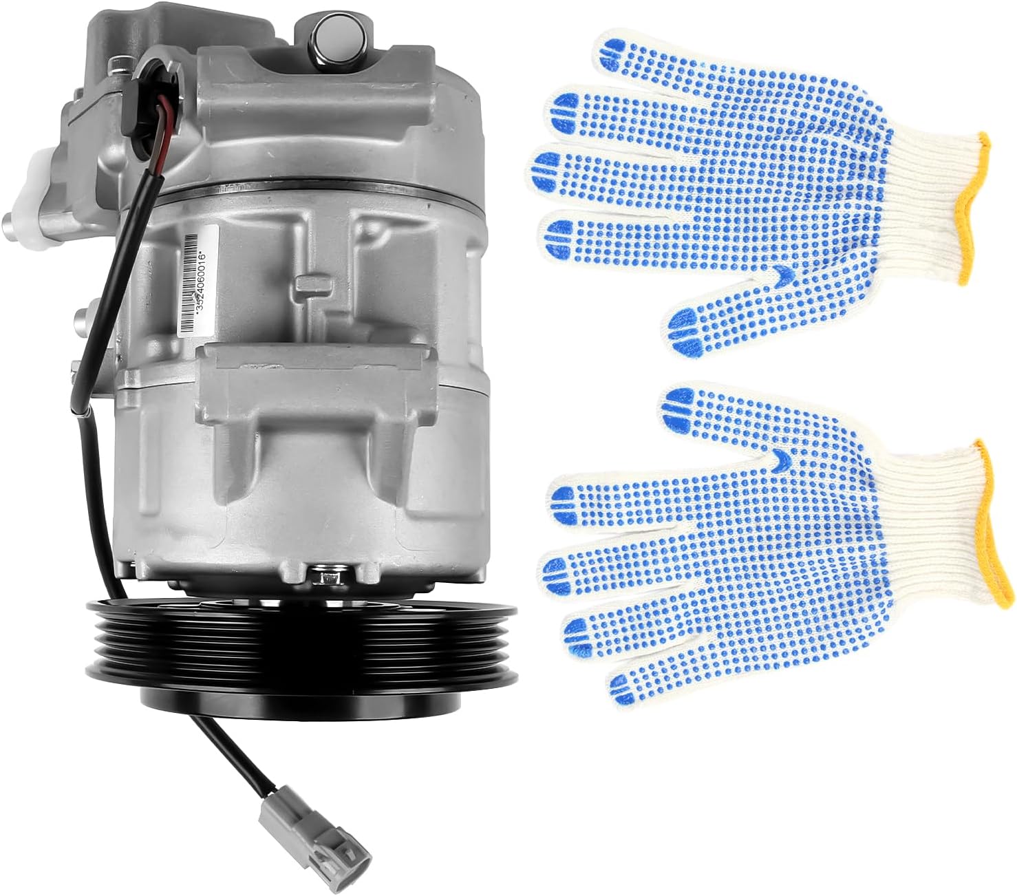 CO 11078C A/C Compressor Replacement for Toyota Yaris 1.5L 2007-2012 Part# 158318, 157318, 88310-52481, 8831052481, CO-11078C