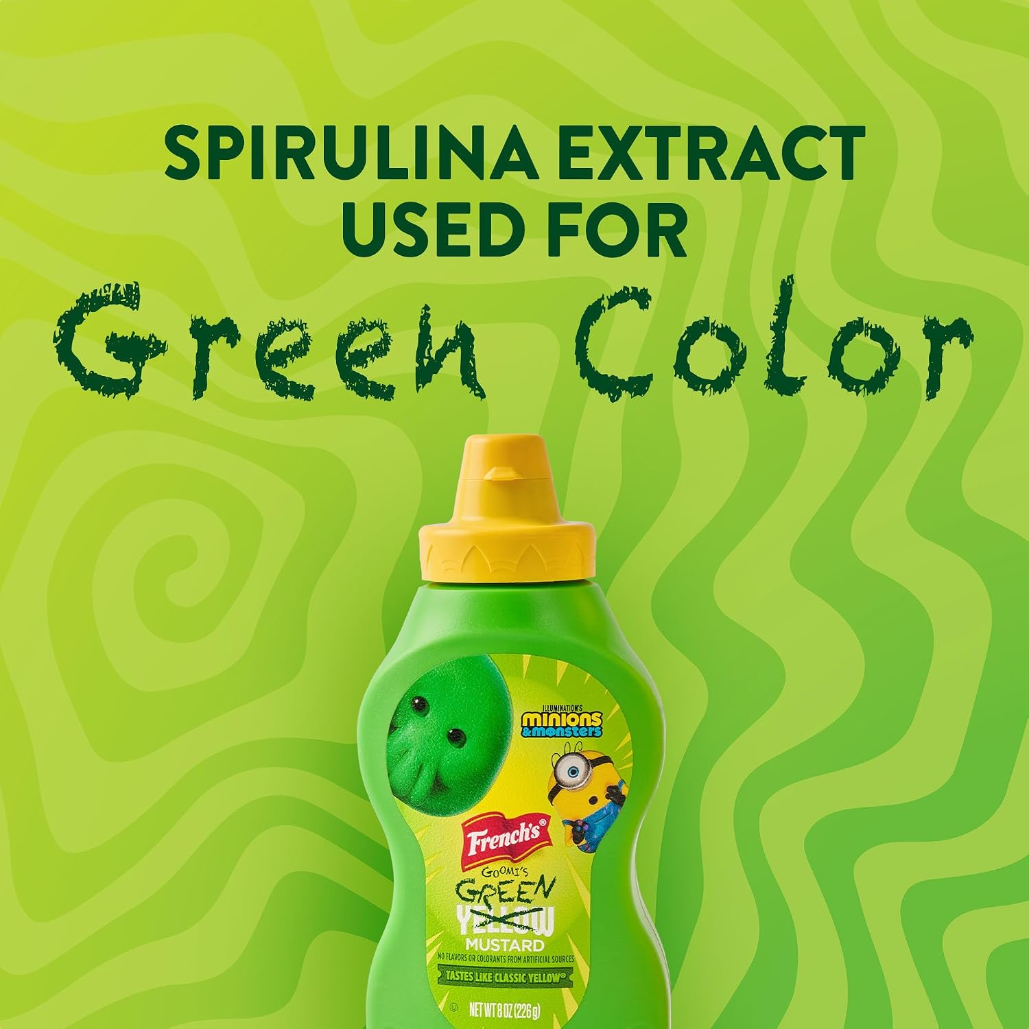 French’s Goomi’s Green Mustard, Tastes Like Classic Yellow, No Flavors or Colorants From Artificial Sources, Limited Edition Offering While Supplies Last, Hot Dogs, Pretzel Dip, Hamburgers, 8 oz image 4