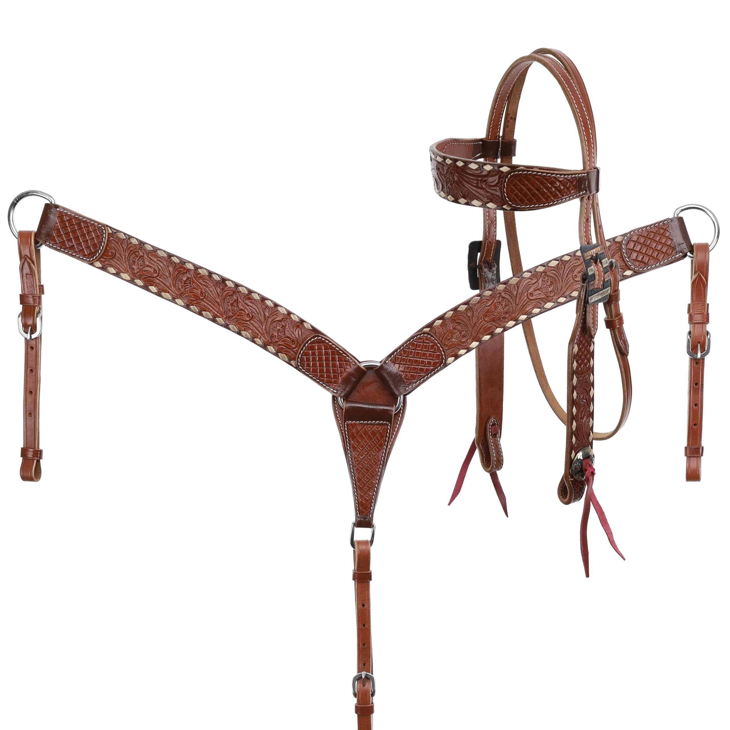 Showman Daffodil Blooms Browband Headstall & Breast Collar Set