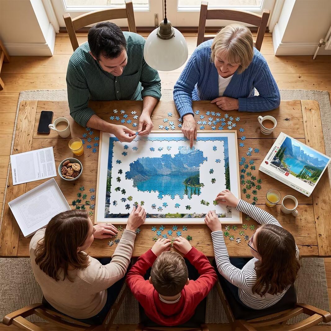 Puzzle 1000 Pezzi, Puzzle Paesaggi per Adulti, 70x50cm, Compact Box -4482