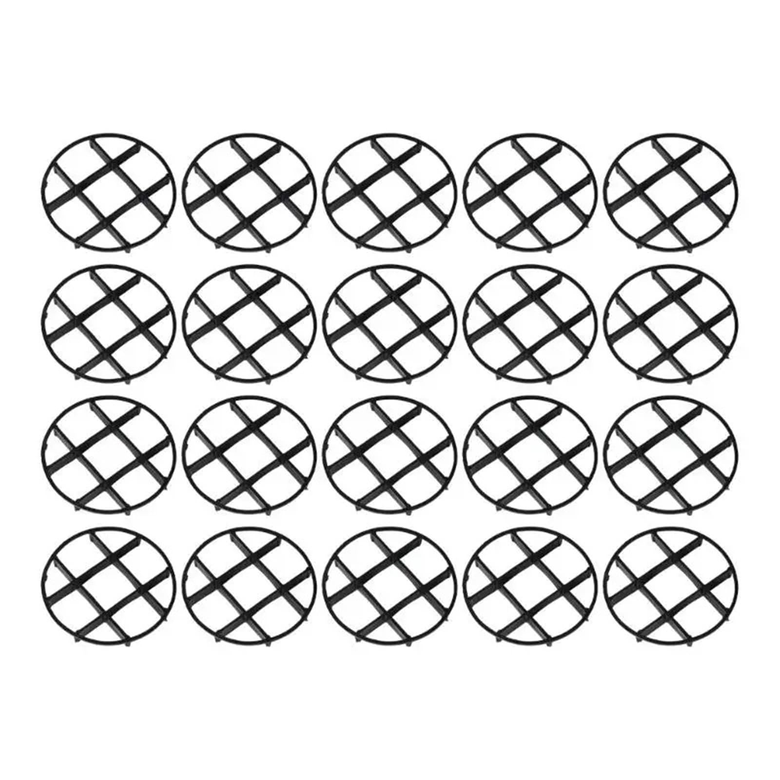 WEQYFDC Plant Stand Riser 20pcs Durability Plant Saucers Airflows Protects Floor Indoor Outdoor Gardening(20cm)