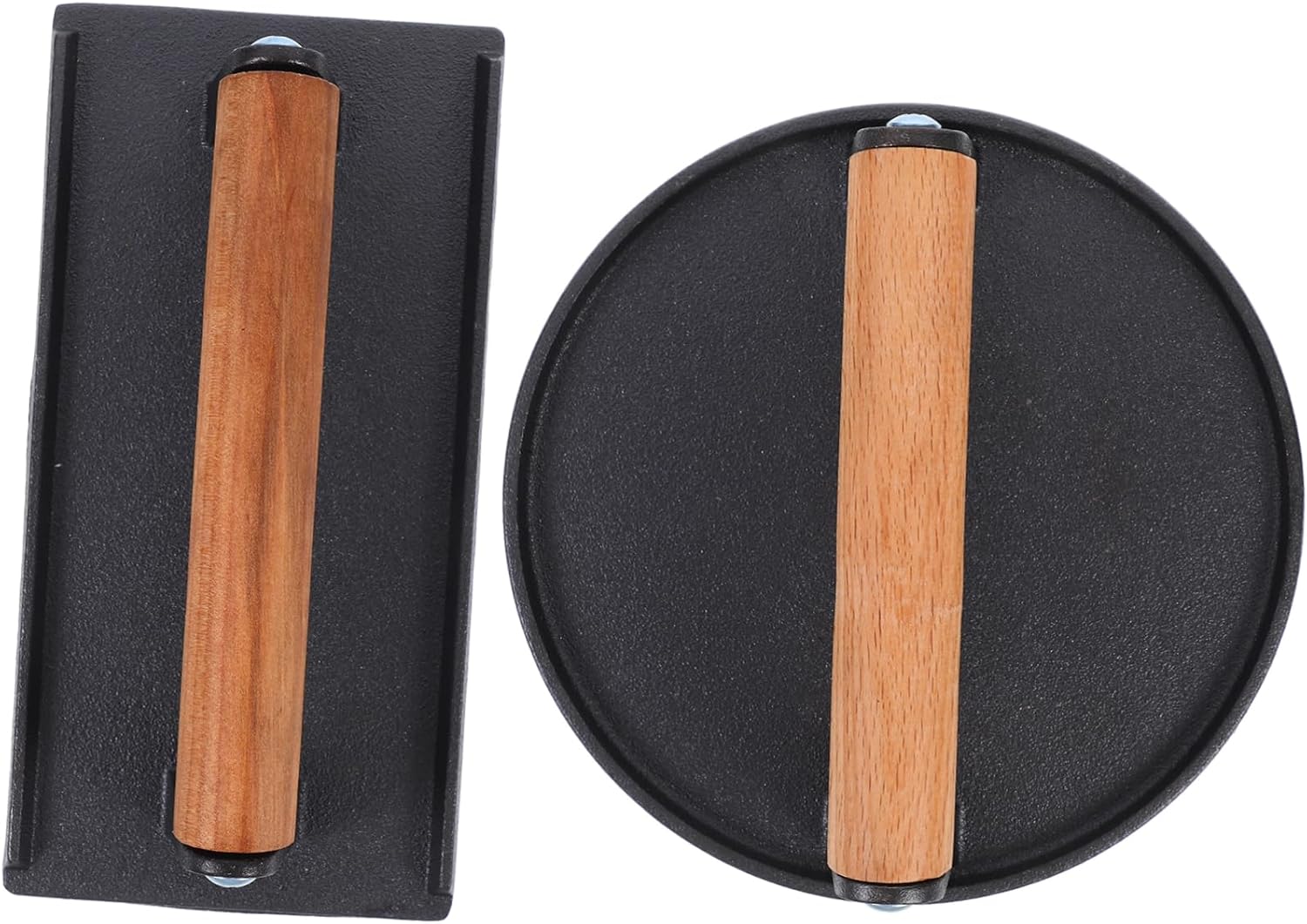 VICASKY Cast Iron Burger Press Meat Press for Griddle Lunch Meat Maker BBQ Tools Maker