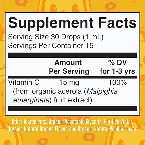 Miniatura 6 de MaryRuths - Paquete de gotas líquidas de vitamina C para niños pequeños y vitamina D3  K2 en aerosol para niños pequeños apoyo inmunológico para