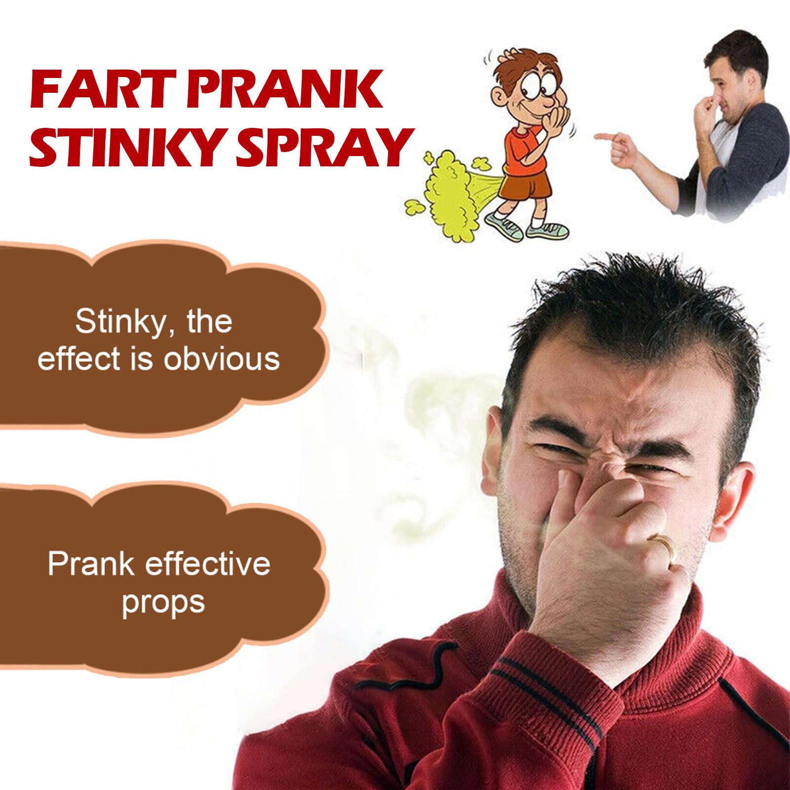 Spray Puzzolente Liquido,Spray Scoreggia Puzzolente,Spray Scherzo Fart,Spray per Scoregge Liquido,Liquido Puzzolente Pesce,Puzzolenti Scherzo Scoreggia,Fialette Puzzolenti 30ML