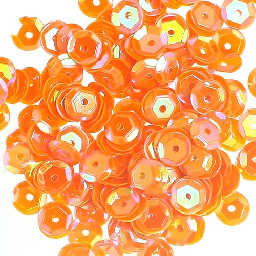 Miniatura 1 de 3600 lentejuelas sueltas de 0.236 pulgadas a granel, lentejuelas bordadas redondas de color AB para coser ropa, bolsas de ropa, vestidos de boda,