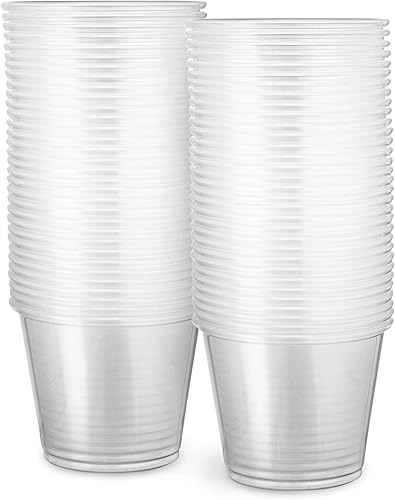 Miniatura 8 de Propack Paquete de 100 tazas de porciones combinadas, tazas de 5 onzas con tapas, a prueba de fugas y apilables, vasos de gelatina, tazas de