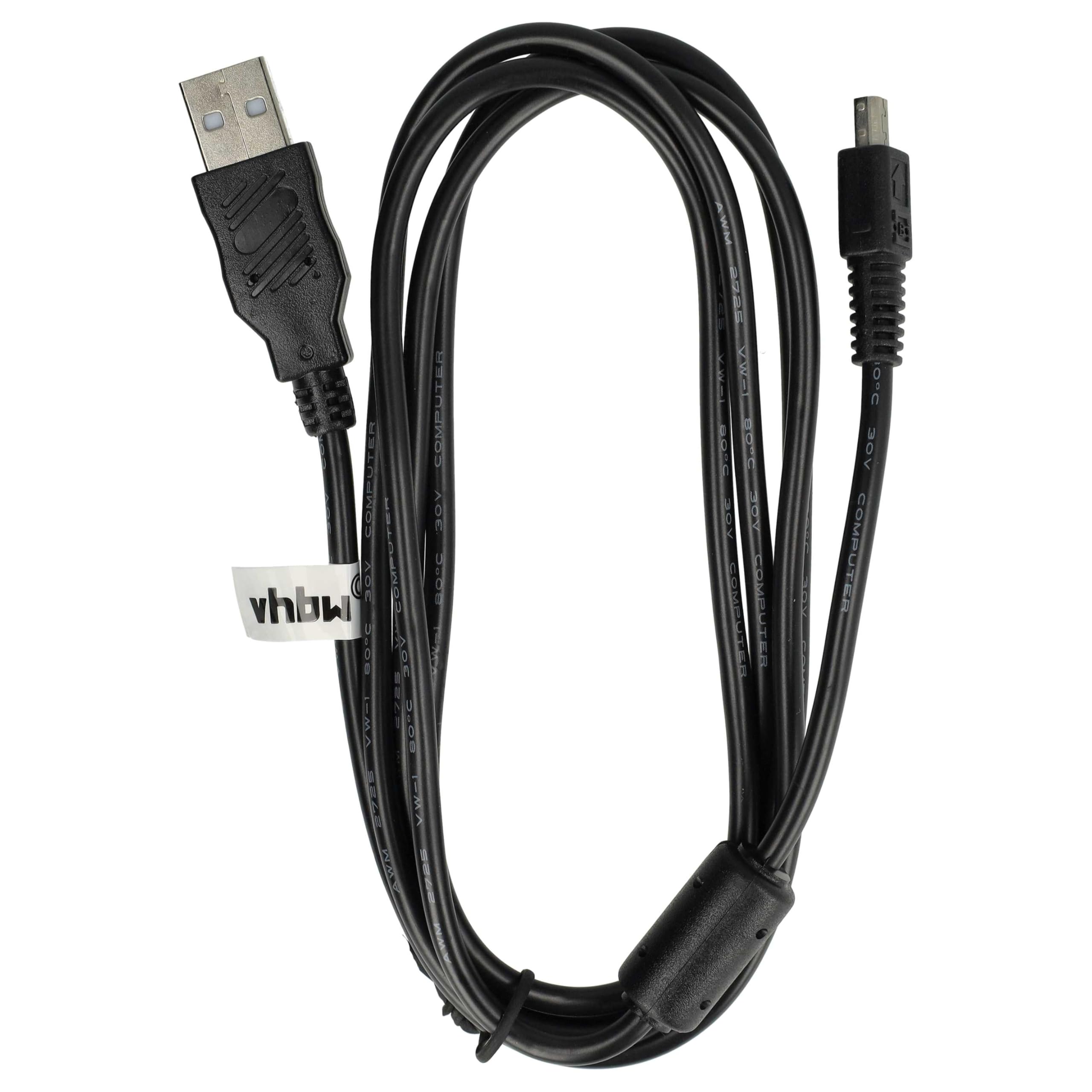 vhbw Cavo dati USB (da USB standard tipo A alla fotocamera) da 180cm