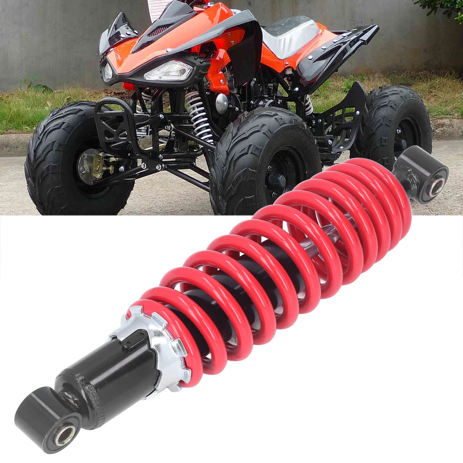 Amortyzator motocyklowy 305 mm, 5-biegowy amortyzator sprężynowy z regulacją prędkości do motocykla terenowego ATV 50cc-125cc