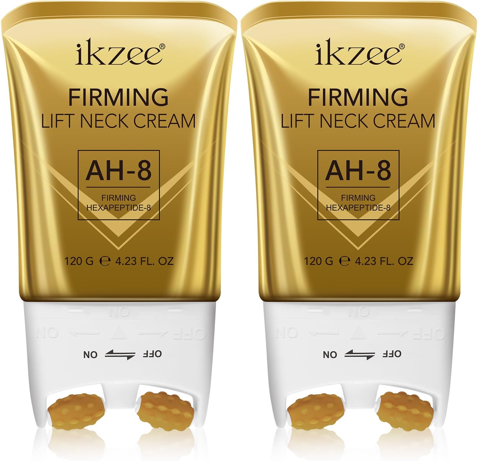 AH-8 Firming Neck Cream for Crepey Skin Body Care Comfort, Lifting Neck Firming Cream with Roller, Deep Hydration & Repair, Firms, Lifts & Smooths Skin (2)