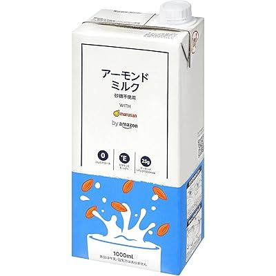 by Amazon アーモンドミルク 砂糖不使用 1L×6本