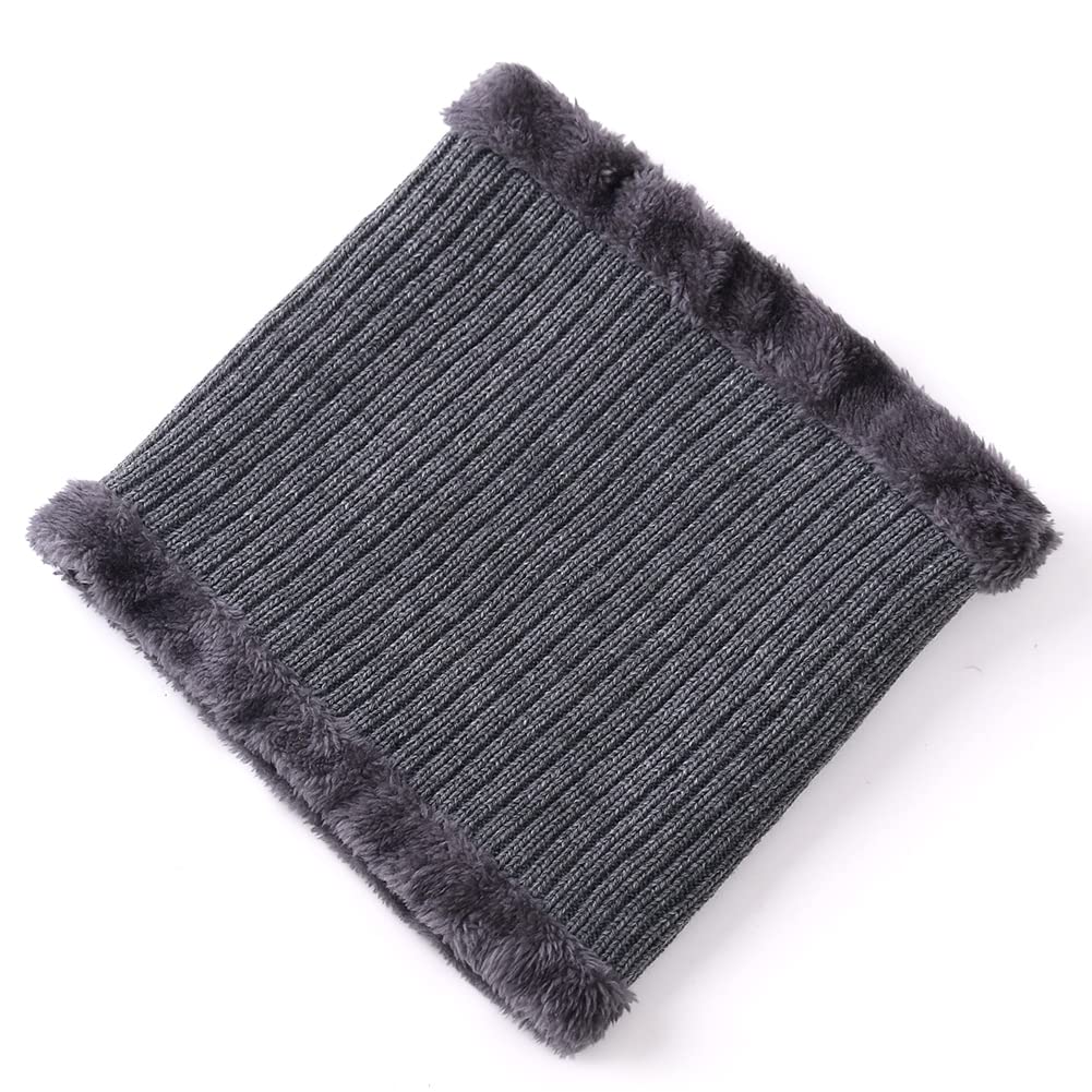 LEMITA Sombreros de invierno unisex para hombres y mujeres Gorro de esquí cálido Diseño de patrón de piña Hombres Mujeres Piel forrado algodón gorro de punto