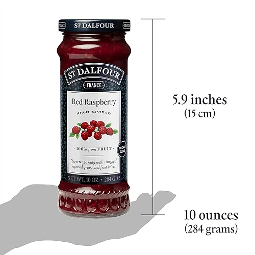 Vista 32 de St. Dalfour Crema de frutas de albaricoque, 10 onzas, 100% de frutas, sin ingredientes artificiales, sin OMG, sin azúcar de caña, todo natural