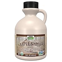 Vista 8 de Jarabe de arce orgánico grado A, oscuro, de NOW Foods, ANO-774, 1, 1