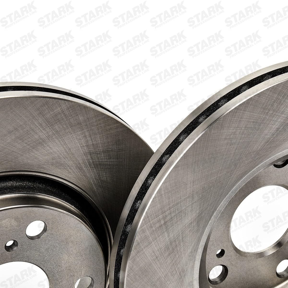STARK SKBD-0020301 2x Disco de freno Delantero sin tornillos Compatible con TOYOTA AVENSIS Ranchera familiar ZRT27, ADT27