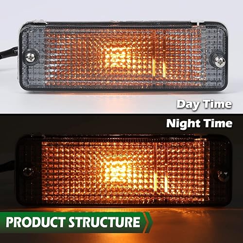 Miniatura 33 de GRAND ORANGE Lámparas de estacionamiento de luz de señal compatibles con Chevy Monte Carlo SS 1983-1988/Compatible con Chevy Monte Carlo 81-86