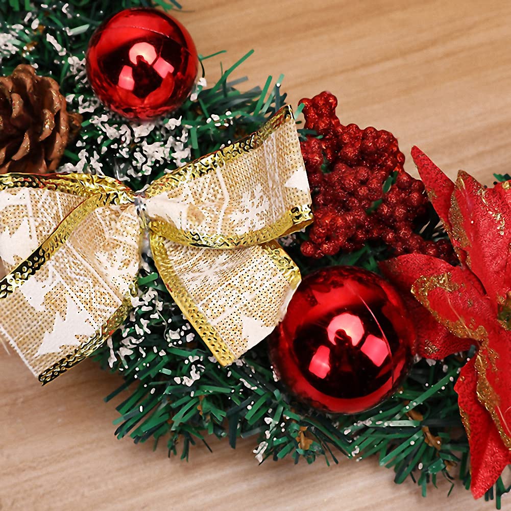 Amazon.com: Scannay Christmas Wreath 16 Inch Artificial Wreath