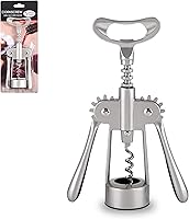 Vista 1 de Alpine Cuisine Sacacorchos de aleación de zinc resistente de 7 pulgadas con mango ergonómico antideslizante, sacacorchos para botellas de vino