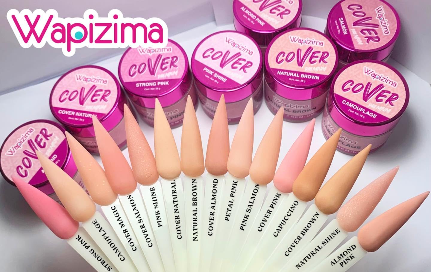 Wapizima Nails Premium Cover Magic Acrylic, 2oz Jar