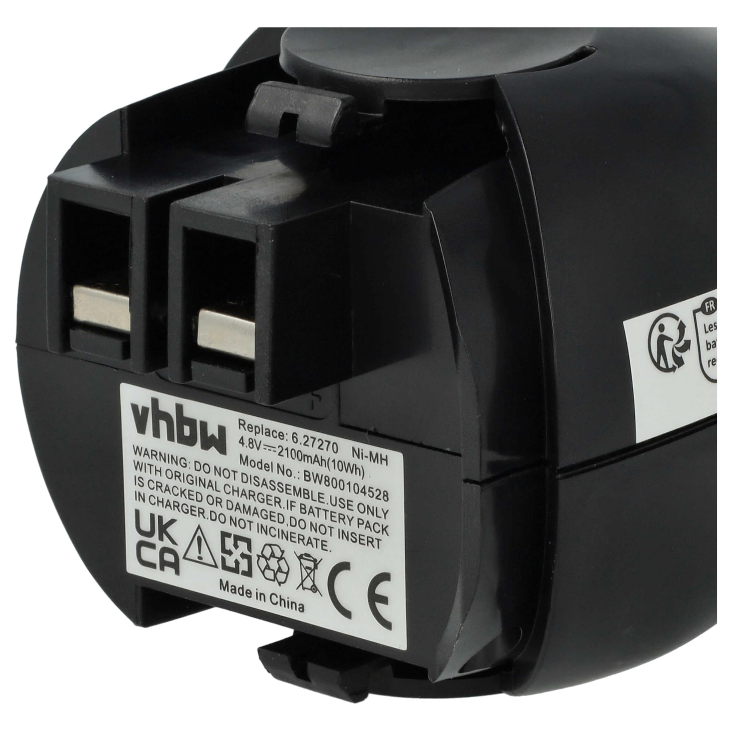 vhbw 3x batteria compatibile con Würth Master 0700851 utensile elettrico (2100 mAh, NiMH, 4,8 V)