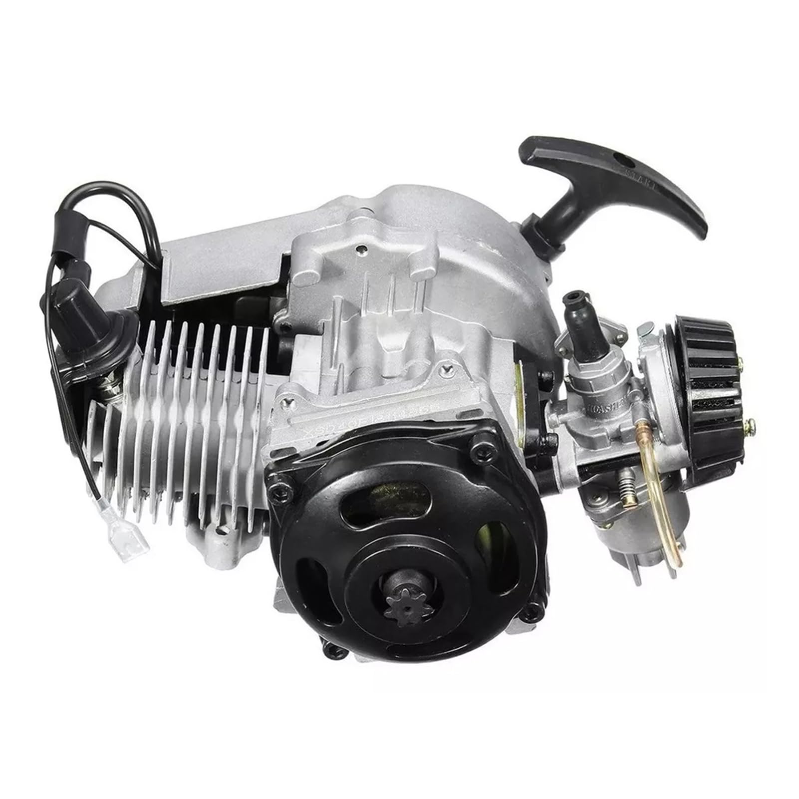 Motor de Gasolina de 2 Tiempos de 49, Potente Motor de Motocicleta de Bolsillo, Moto de Cross, con de Frenado y Suspensión Confiable, para Agricultura, Jardinería,