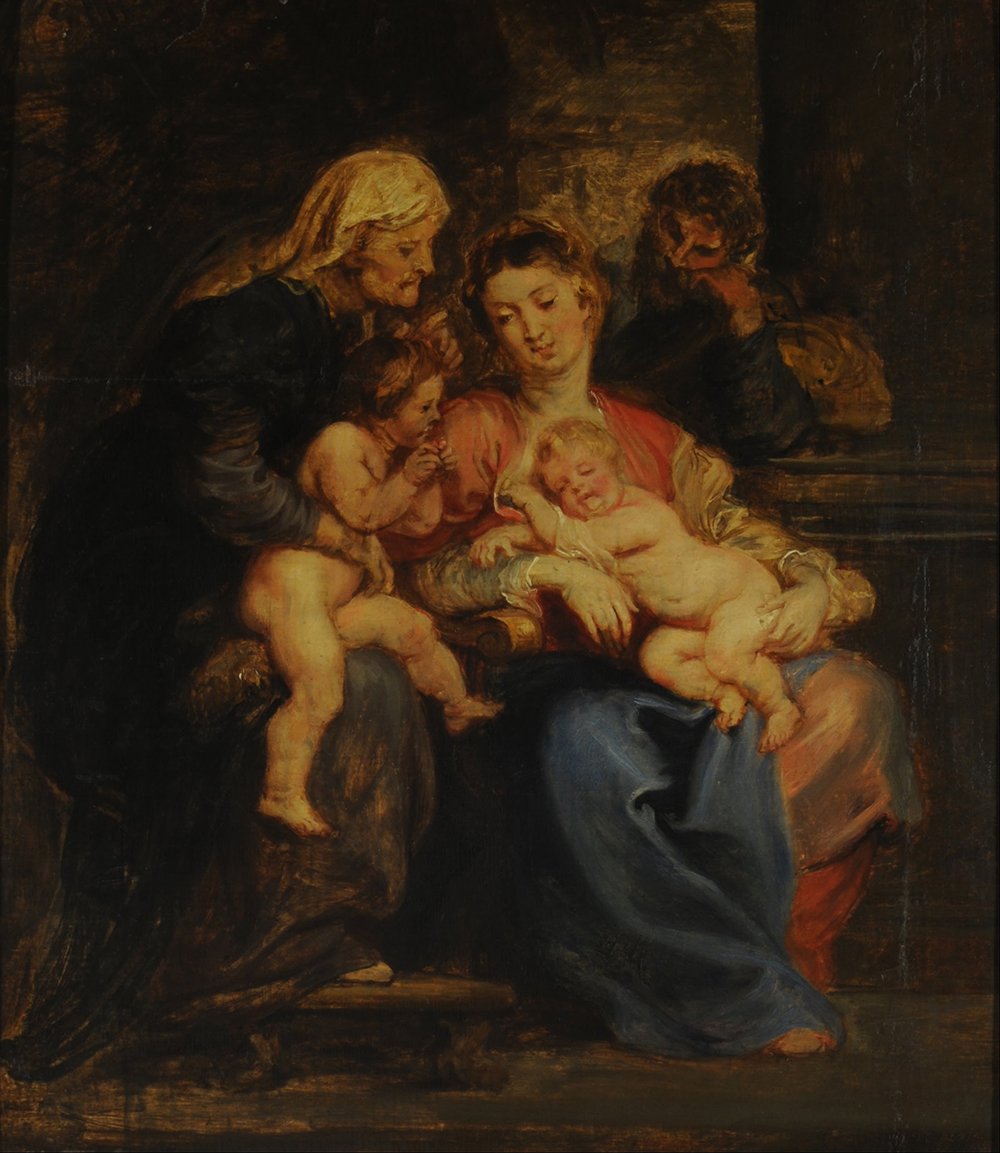 Rubens Isabel y San Juan affiche art moyen format fini mat pour décoration murale chic