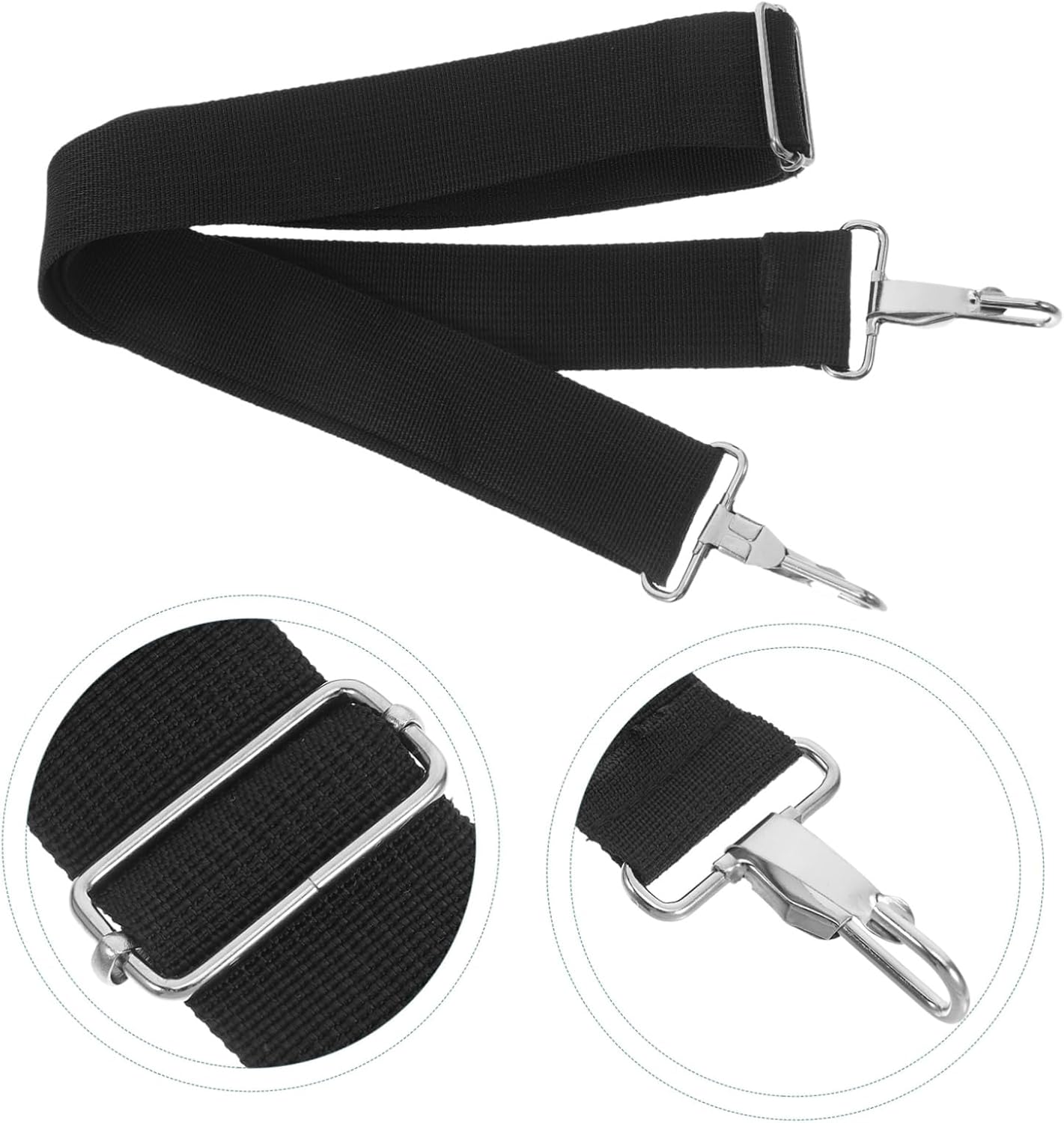 Adjustable Marching Snare Drum Carrier Durable Nylon Sling Belt with Hook for Percussion Performance Long Effortless Setup for Musicians and Travel
