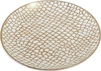 Vista 4 de Certified International Mosaic Gold Plated 6" Luncheon/Canape Plates, Set of 6 Assorted Designs