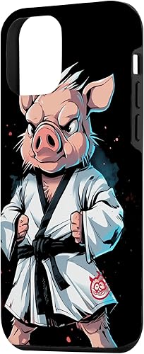 Miniatura 2 de iPhone 12 mini Karate Pig Taekwondo Martial Arts Fighter Case