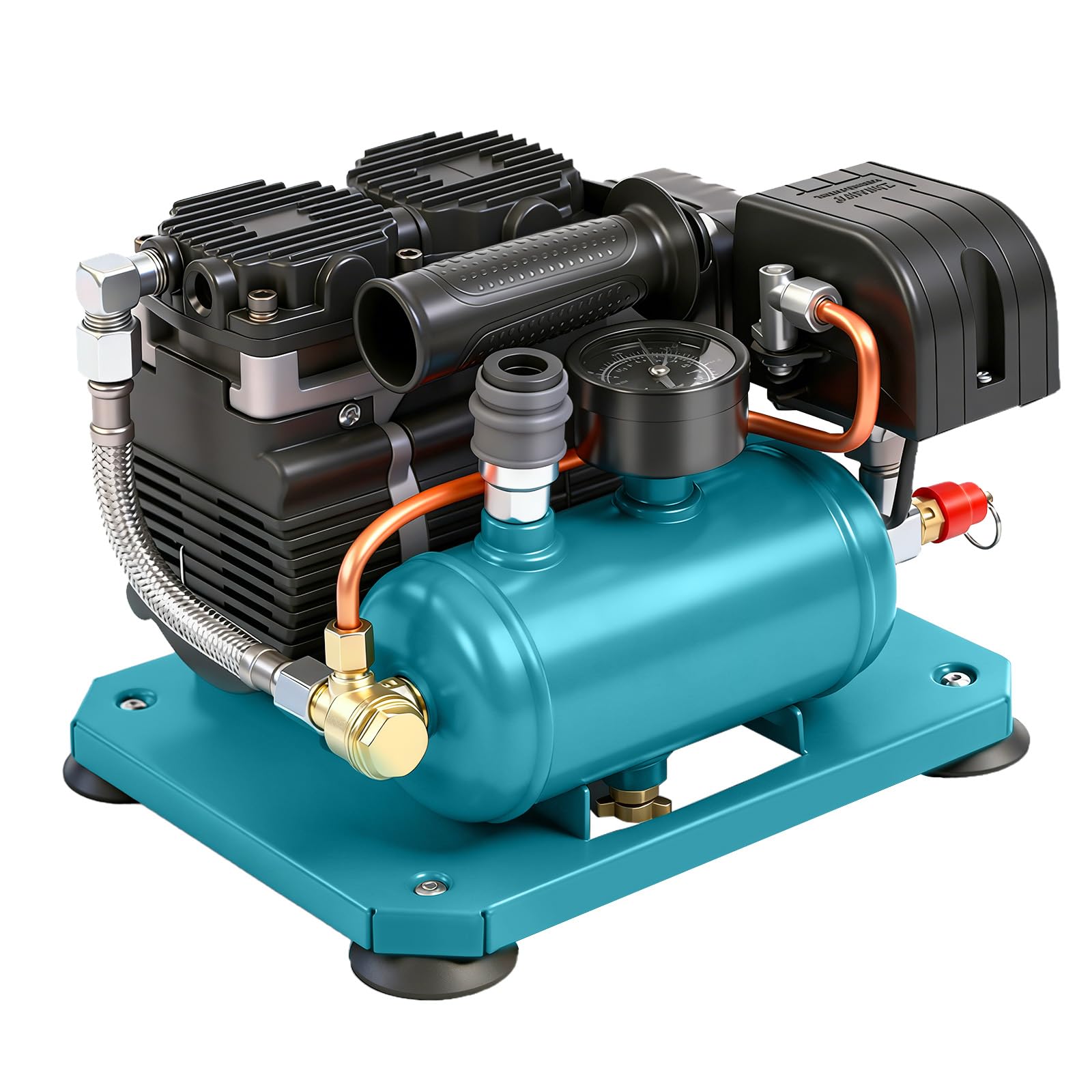 Akku Kompressor Druckluftkompressor für Makita 18V Akku, 8bar Arbeitsdruck