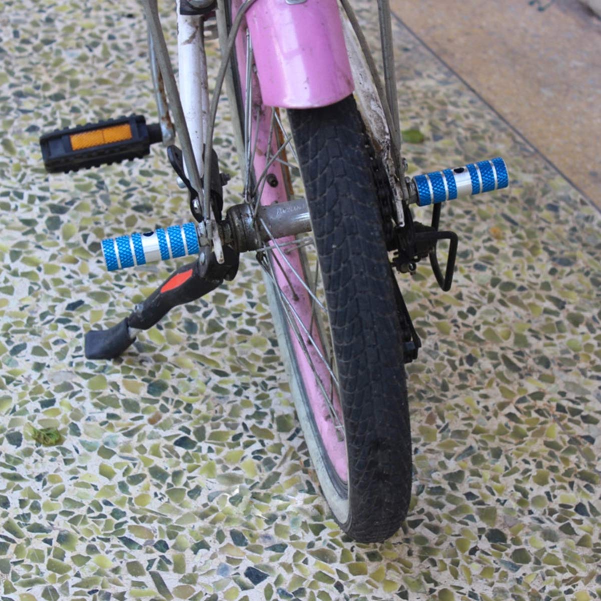 BESPORTBLE Baseball Sliding Mitt Bike Stunt Pegs Pair After Motorcycle Universal Aluminum Alloy Bike Pegs Bike Foot Pegs