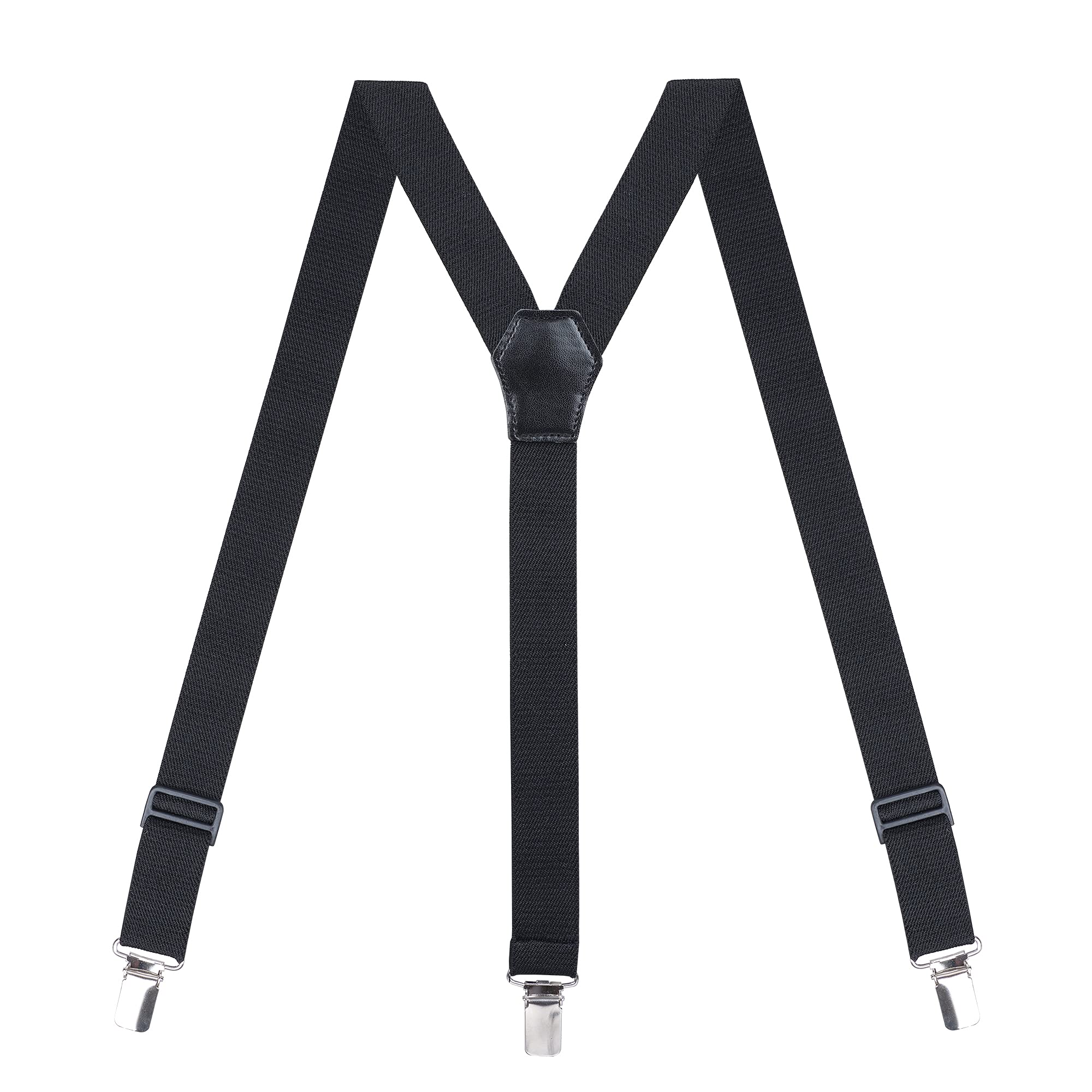 Womens Suspenders – Y Back Style – 1" Width - Comfortably Adjustable Elastic Straps and Metal Clips