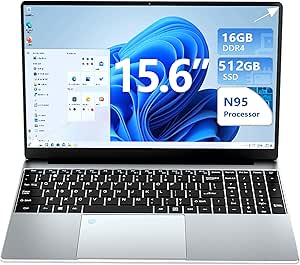 HAICOTECH 7 Zoll Mini-Laptop - Ultraportabler Touchscreen PC Mit 16GB RAM & 512GB SSD