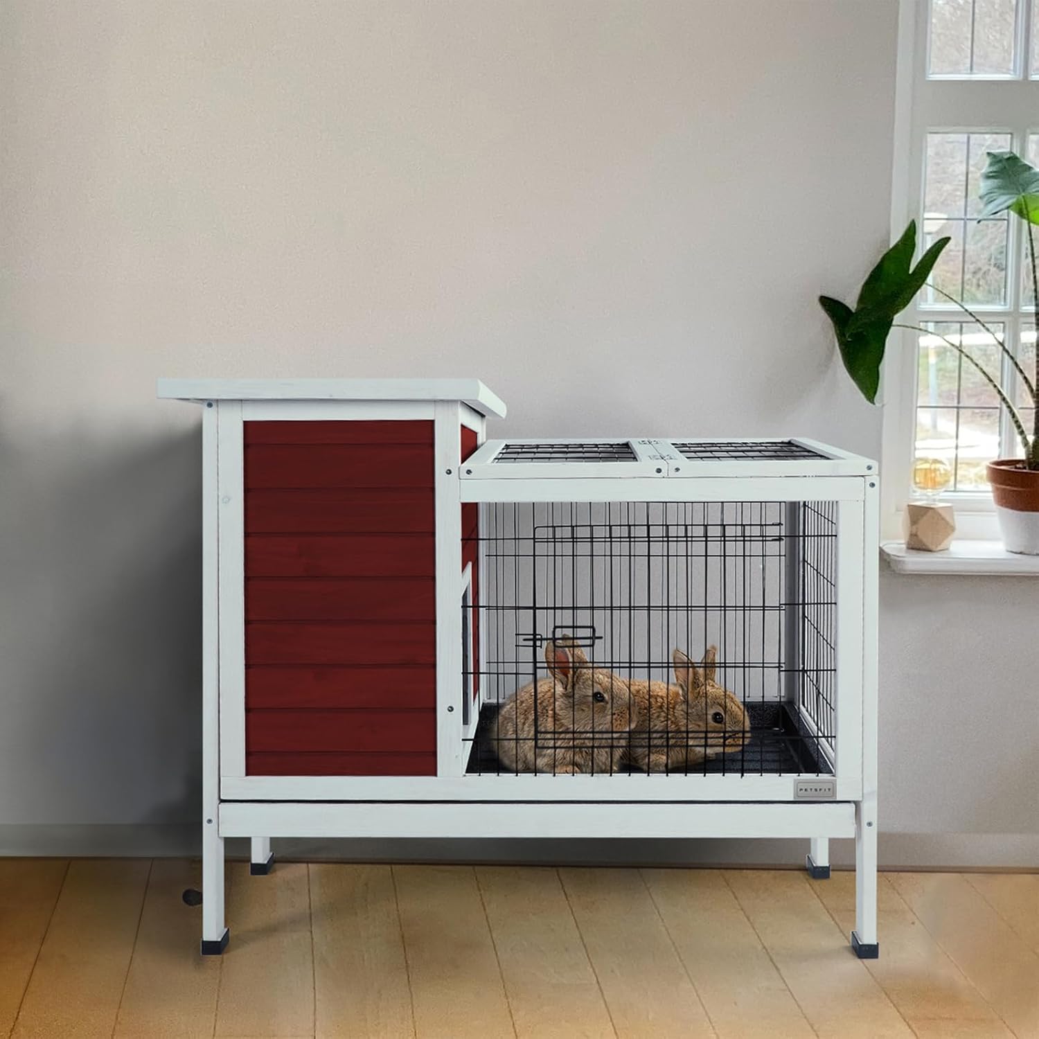 Guinea Pig Cage Rabbit Hutch Rabbit Cage Bunny Cage Bunny Hutch Guinea Pig Hutch with Pull Out Tray