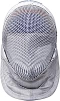 LEONARK 350N CE Certified Fencing Saber Mask - HEMA Helmet with 9-Mesh Steel & Puncture-Resistant Bib