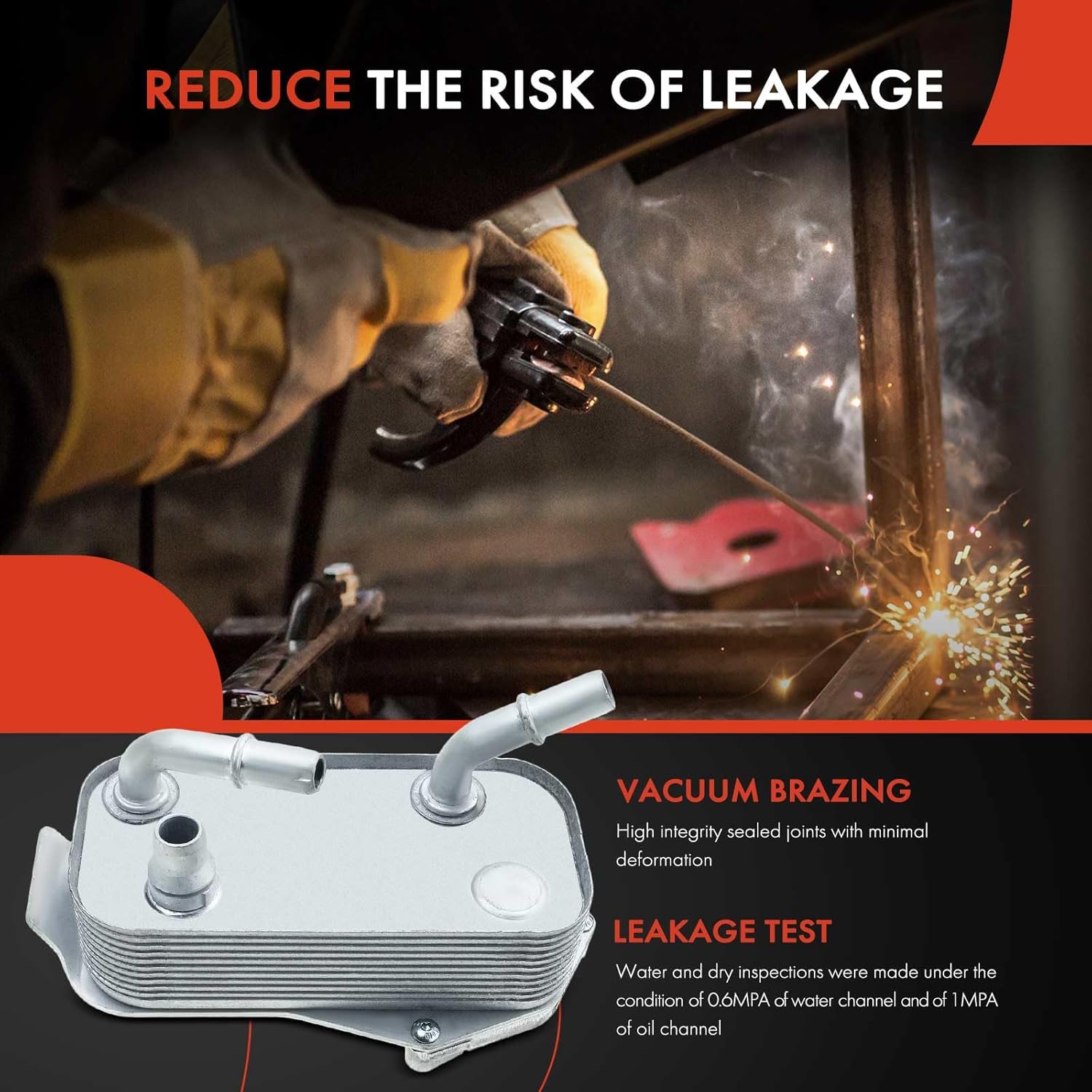 A-Premium Transmission Oil Cooler Compatible with BMW 3-Series 2006-2013 128i 2008-2013 X1 2014-2015 Z4 2009-2010 Automatic Transmission